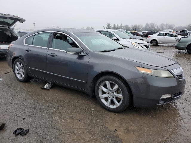 19UUA8F2XCA008581 - 2012 ACURA TL GRAY photo 4