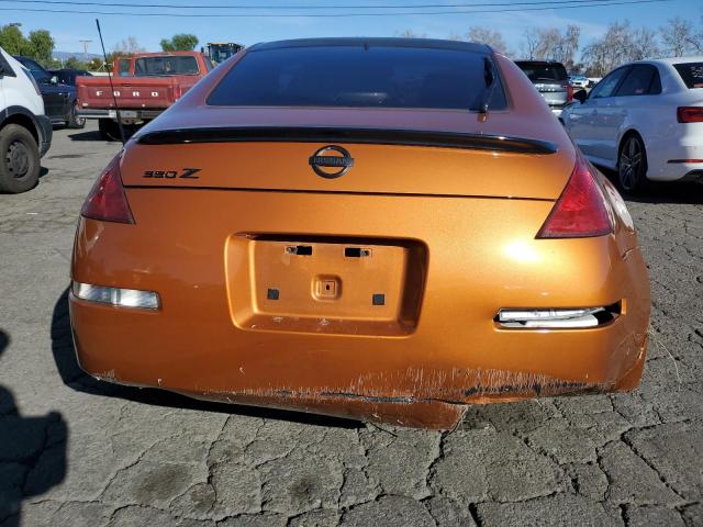 JN1AZ34D94M102021 - 2004 NISSAN 350Z COUPE ORANGE photo 6