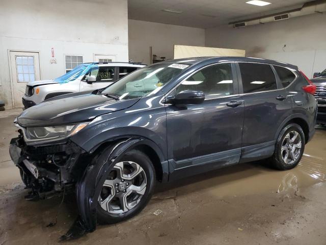 2HKRW2H54JH695864 - 2018 HONDA CR-V EX GRAY photo 1