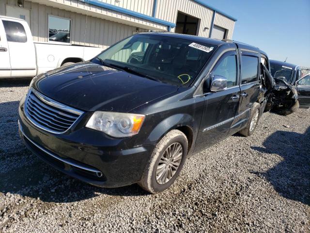 2C4RC1GG4DR712143 - 2013 CHRYSLER TOWN & COU LIMITED BLACK photo 1