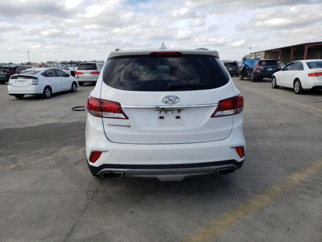 KM8SM4HF9HU182326 - 2017 HYUNDAI SANTA FE SE WHITE photo 6