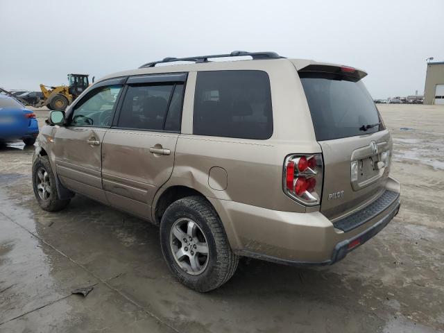 2HKYF18737H521445 - 2007 HONDA PILOT EXL TAN photo 2