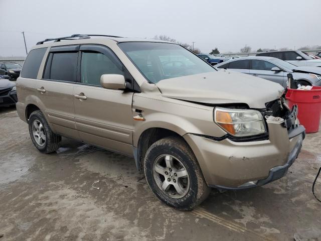 2HKYF18737H521445 - 2007 HONDA PILOT EXL TAN photo 4