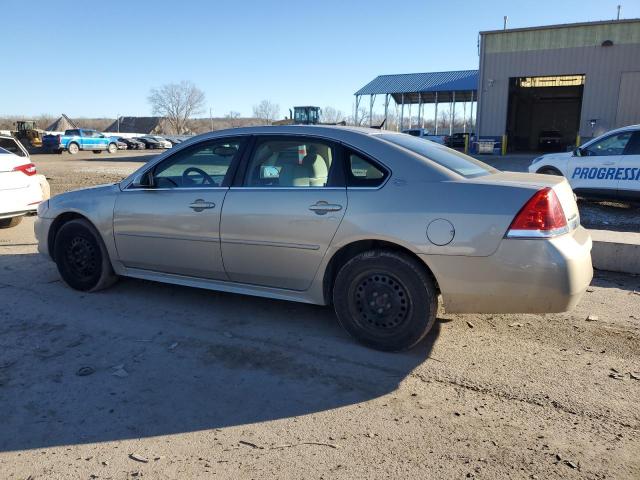 2G1WB57K191165994 - 2009 CHEVROLET IMPALA LS GOLD photo 2