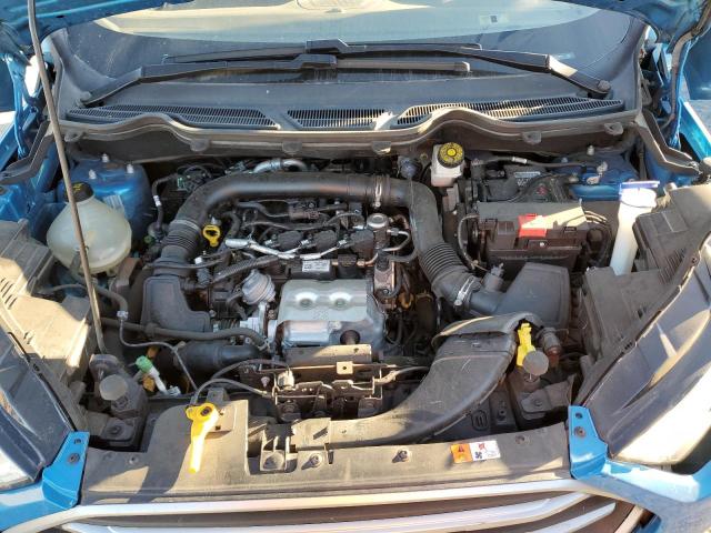 MAJ3P1TE8JC174278 - 2018 FORD ECOSPORT SE BLUE photo 11