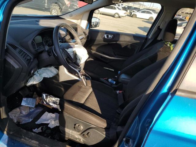 MAJ3P1TE8JC174278 - 2018 FORD ECOSPORT SE BLUE photo 7