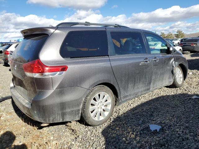 5TDDK3DC7BS012034 - 2011 TOYOTA SIENNA XLE GRAY photo 3