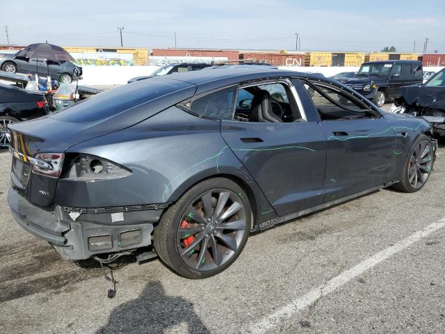 5YJSA1E22GF142917 - 2016 TESLA MODEL S 石墨色 照片 3