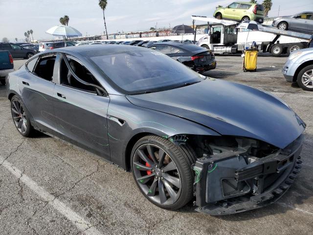 5YJSA1E22GF142917 - 2016 TESLA MODEL S 石墨色 照片 4