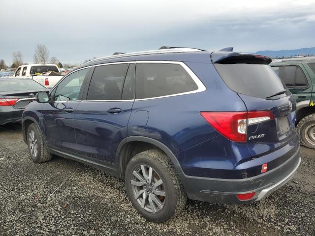 5FNYF6H57KB040018 - 2019 HONDA PILOT EXL BLUE photo 2