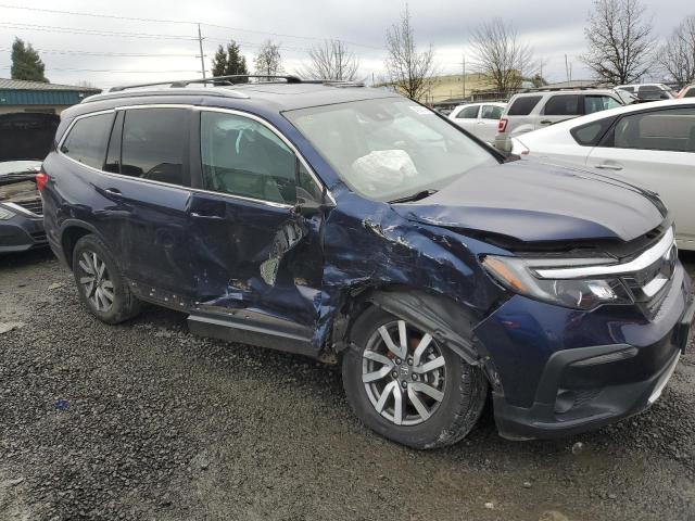 5FNYF6H57KB040018 - 2019 HONDA PILOT EXL BLUE photo 4