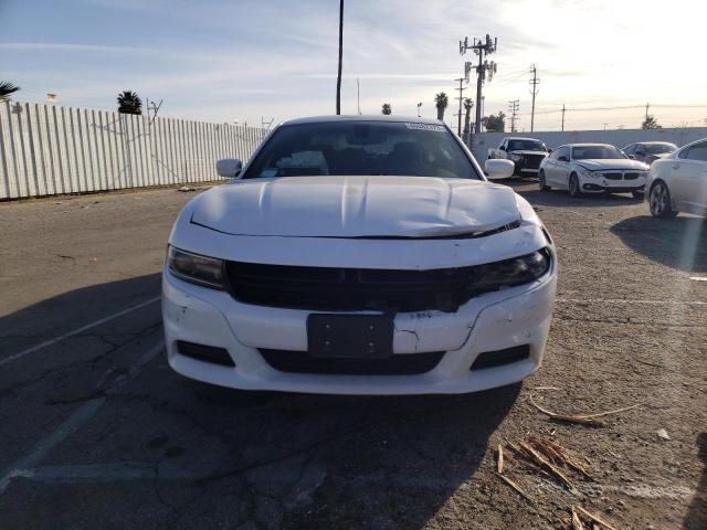 2C3CDXBG3KH644275 - 2019 DODGE CHARGER SXT WHITE photo 5