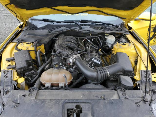 1FA6P8AM4F5353137 - 2015 FORD MUSTANG YELLOW photo 11