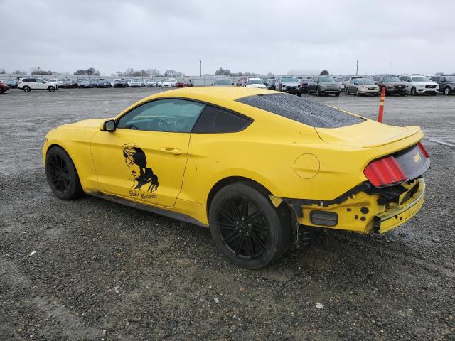 1FA6P8AM4F5353137 - 2015 FORD MUSTANG YELLOW photo 2