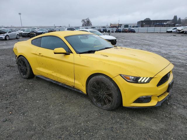 1FA6P8AM4F5353137 - 2015 FORD MUSTANG YELLOW photo 4