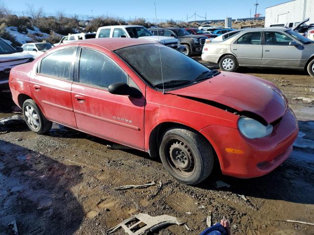 1B3ES46C71D268936 - 2001 DODGE NEON SE/ES SE RED photo 4