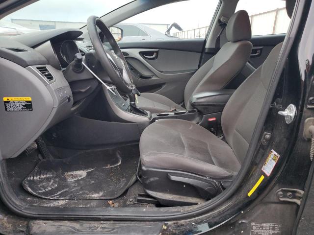 5NPDH4AE2FH623708 - 2015 HYUNDAI ELANTRA SE BLACK photo 7