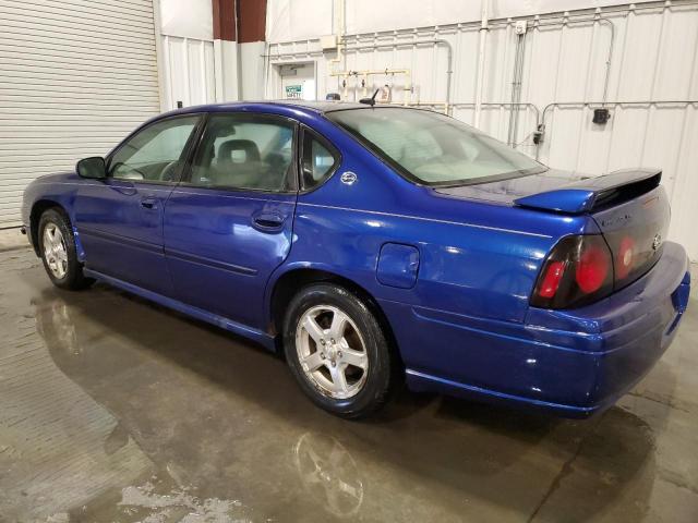 2G1WH55K859206490 - 2005 CHEVROLET IMPALA LS BLUE photo 2