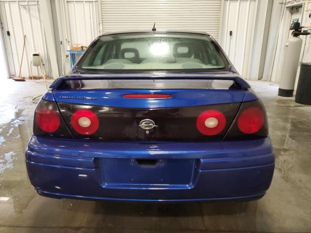 2G1WH55K859206490 - 2005 CHEVROLET IMPALA LS BLUE photo 6