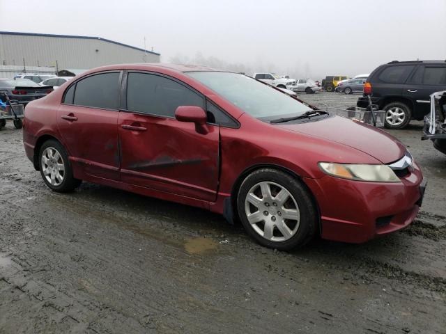 2HGFA1F52AH586182 - 2010 HONDA CIVIC LX RED photo 4