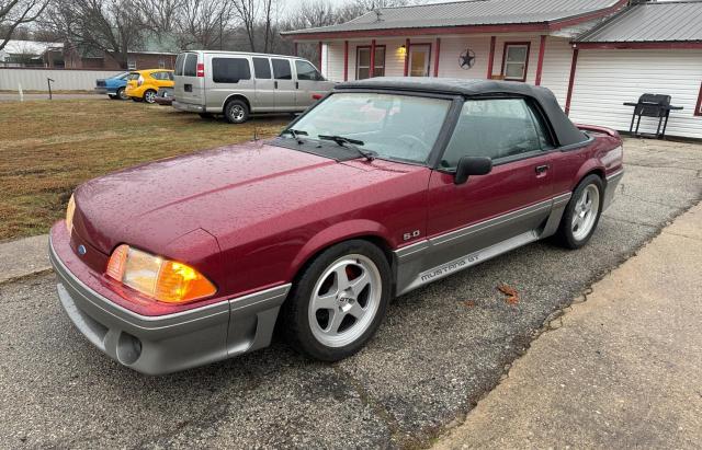 1FACP45E9PF161285 - 1993 FORD MUSTANG GT MAROON photo 2