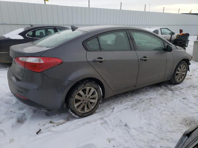 KNAFX4A69E5067249 - 2014 KIA FORTE LX GRAY photo 3