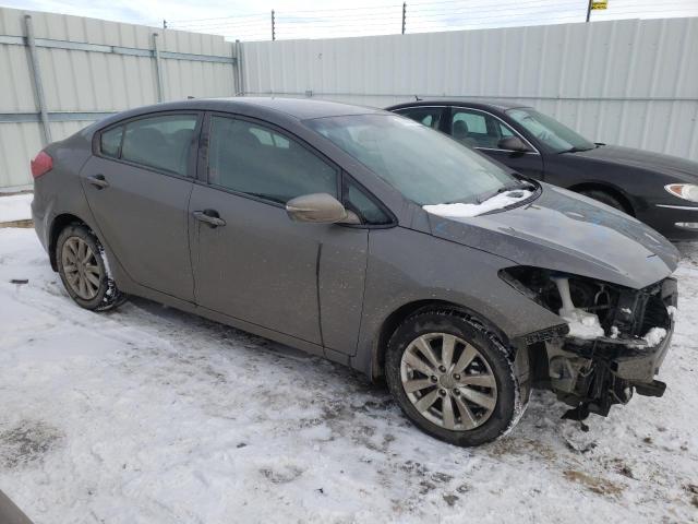 KNAFX4A69E5067249 - 2014 KIA FORTE LX GRAY photo 4