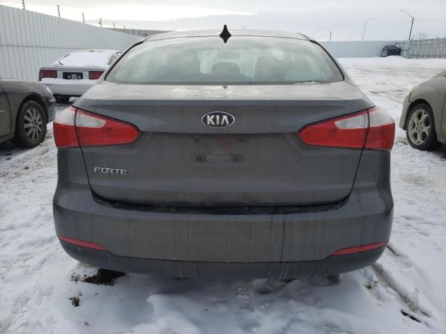 KNAFX4A69E5067249 - 2014 KIA FORTE LX GRAY photo 6