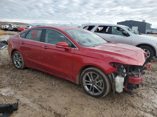 3FA6P0RU9LR129862 - 2020 FORD FUSION TITANIUM RED photo 4