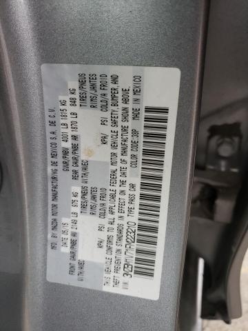 3MZBM1V71FM223210 - 2015 MAZDA 3 TOURING SILVER photo 12