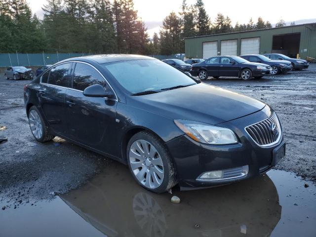 W04G15GV8B1083386 - 2011 BUICK REGAL CXL BLACK photo 4