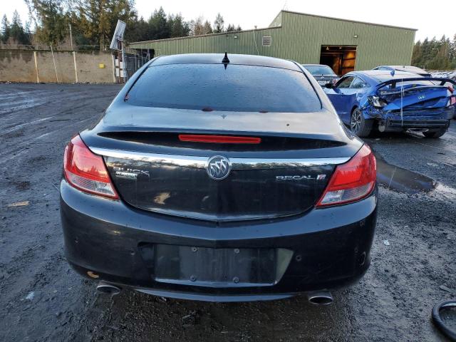 W04G15GV8B1083386 - 2011 BUICK REGAL CXL BLACK photo 6