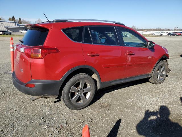 JTMRFREV6FD096670 - 2015 TOYOTA RAV4 XLE RED photo 3