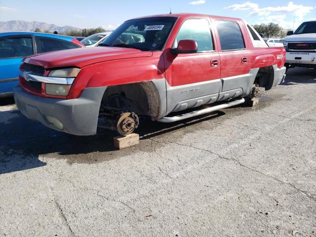 3GNEC13T22G217824 - 2002 CHEVROLET AVALANCHE C1500 RED photo 1