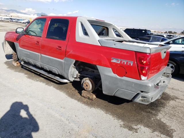 3GNEC13T22G217824 - 2002 CHEVROLET AVALANCHE C1500 RED photo 2