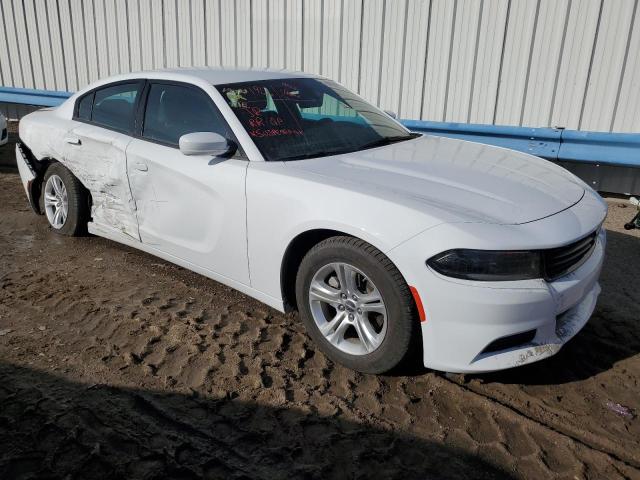 2C3CDXBGXNH144943 - 2022 DODGE CHARGER SXT WHITE photo 4