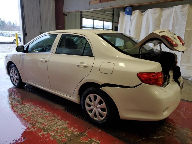 2T1BU4EE3AC391631 - 2010 TOYOTA COROLLA BASE WHITE photo 2