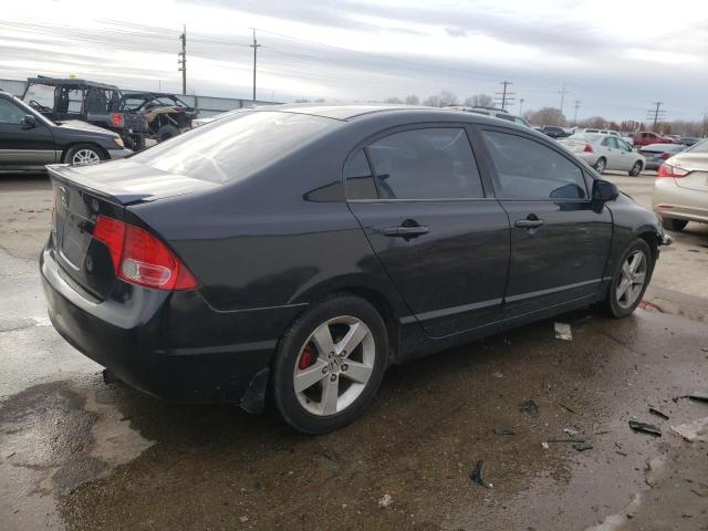 1HGFA16846L138790 - 2006 HONDA CIVIC EX BLACK photo 3