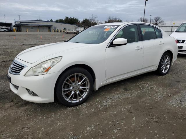 JN1CV6AR1CM676021 - 2012 INFINITI G37 WHITE photo 1