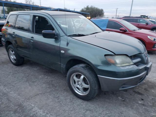 JA4LX31FX4U047994 - 2004 MITSUBISHI OUTLANDER LS GREEN photo 4