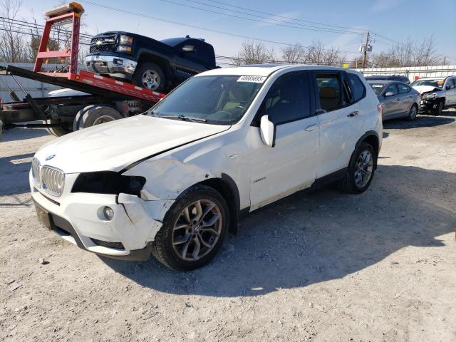 5UXWX7C53BLT78044 - 2011 BMW X3 XDRIVE35I WHITE photo 1