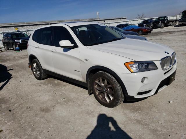 5UXWX7C53BLT78044 - 2011 BMW X3 XDRIVE35I WHITE photo 4