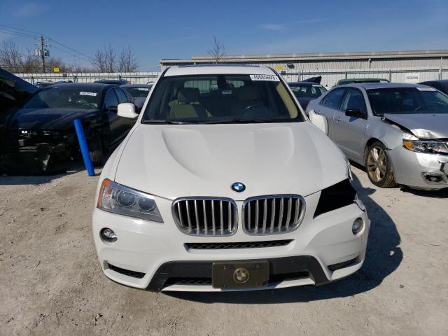 5UXWX7C53BLT78044 - 2011 BMW X3 XDRIVE35I WHITE photo 5