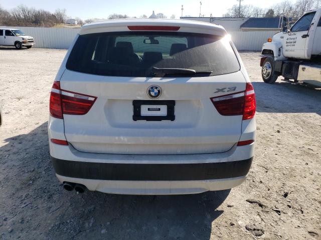 5UXWX7C53BLT78044 - 2011 BMW X3 XDRIVE35I WHITE photo 6