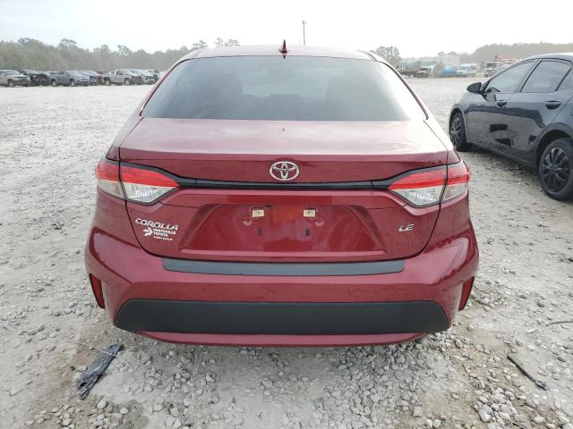 5YFEPMAE3NP365112 - 2022 TOYOTA COROLLA LE RED photo 6