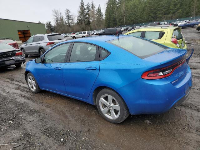 1C3CDFBB1GD755555 - 2016 DODGE DART SXT BLUE photo 2