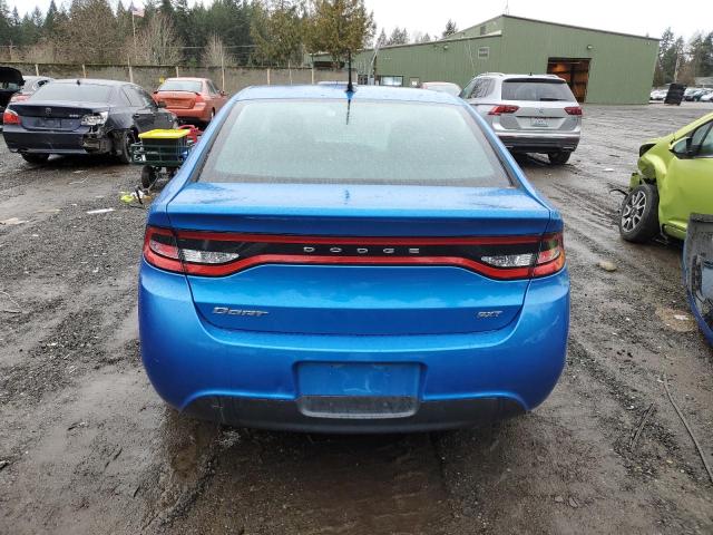 1C3CDFBB1GD755555 - 2016 DODGE DART SXT BLUE photo 6