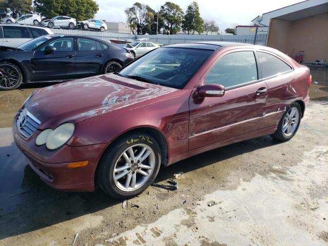 2002 MERCEDES-BENZ C 230K SPORT COUPE, 