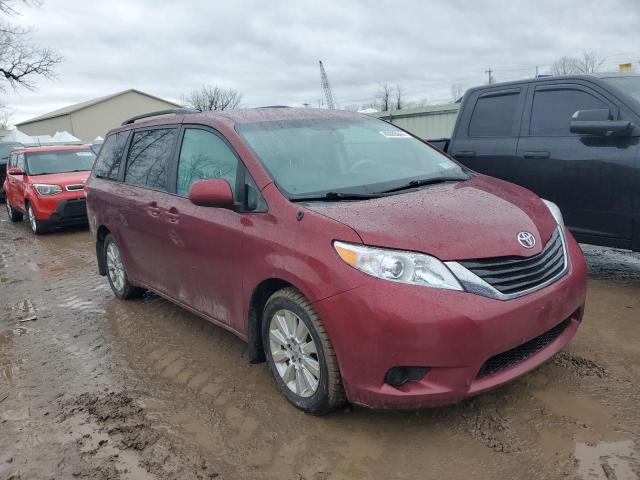 5TDJK3DC6BS021567 - 2011 TOYOTA SIENNA LE BURGUNDY photo 4