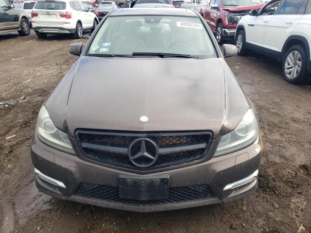 WDDGF4HB2DA795360 - 2013 MERCEDES-BENZ C 250 BROWN photo 5